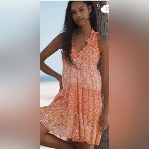 NWT Anthropologie size XS Sofia tiered mini dress